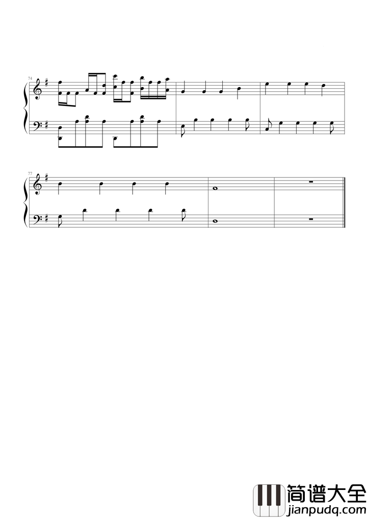 Faded钢琴谱_Alan_Walker_我们都是理想道路上的苦行者