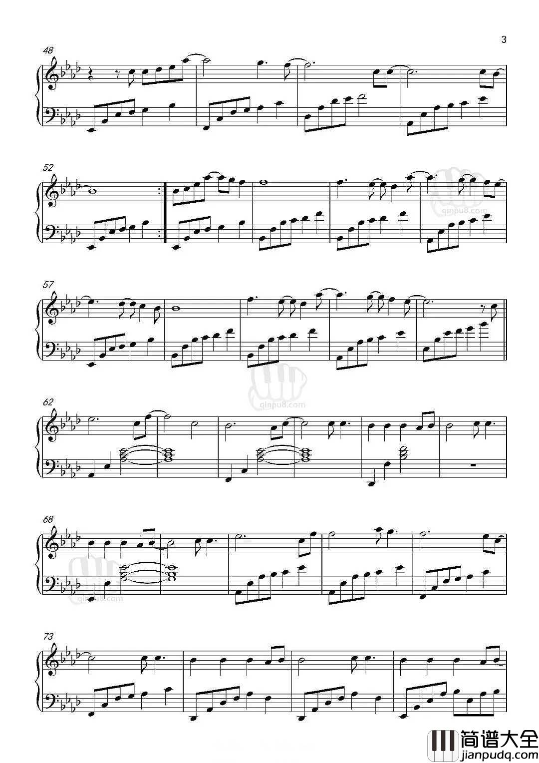 _ALL_OF_ME｜钢琴谱_好听到哭泣登顶八个国家单曲榜榜首曲目