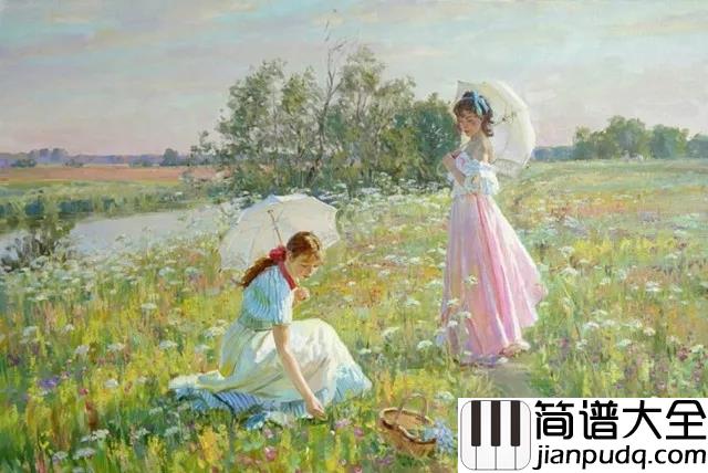 少女的祈祷钢琴谱_婉转的琴声中，流淌出少女心事