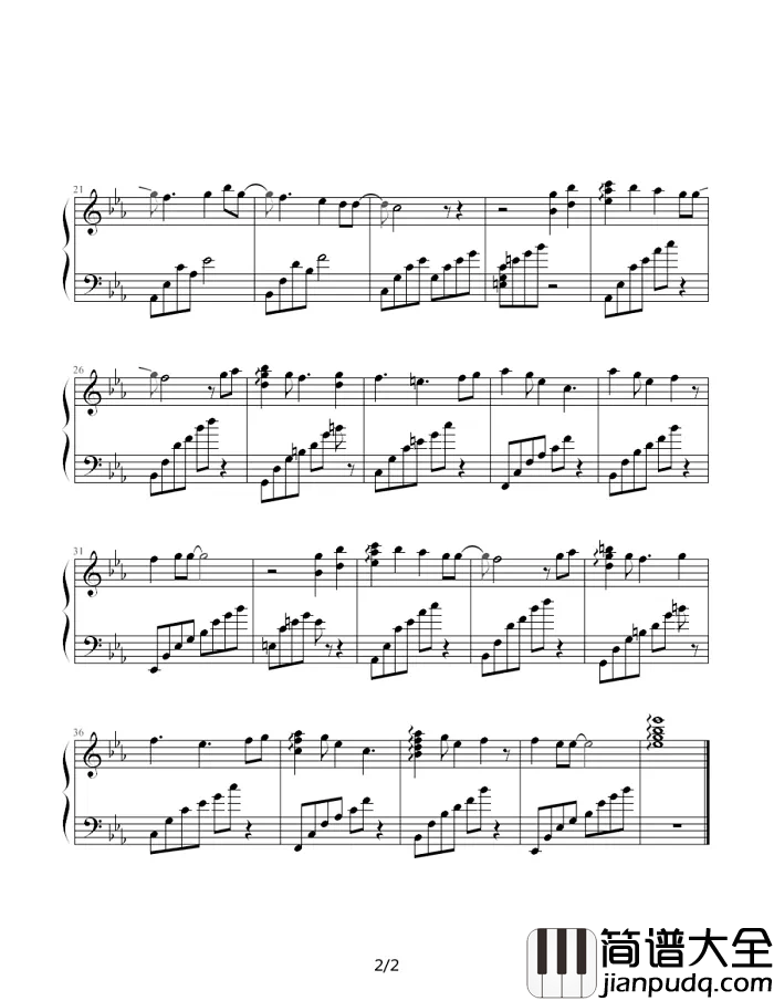 S.H.E_一眼万年_钢琴谱