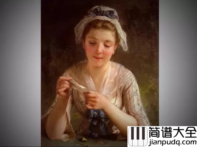 少女的祈祷钢琴谱_婉转的琴声中，流淌出少女心事