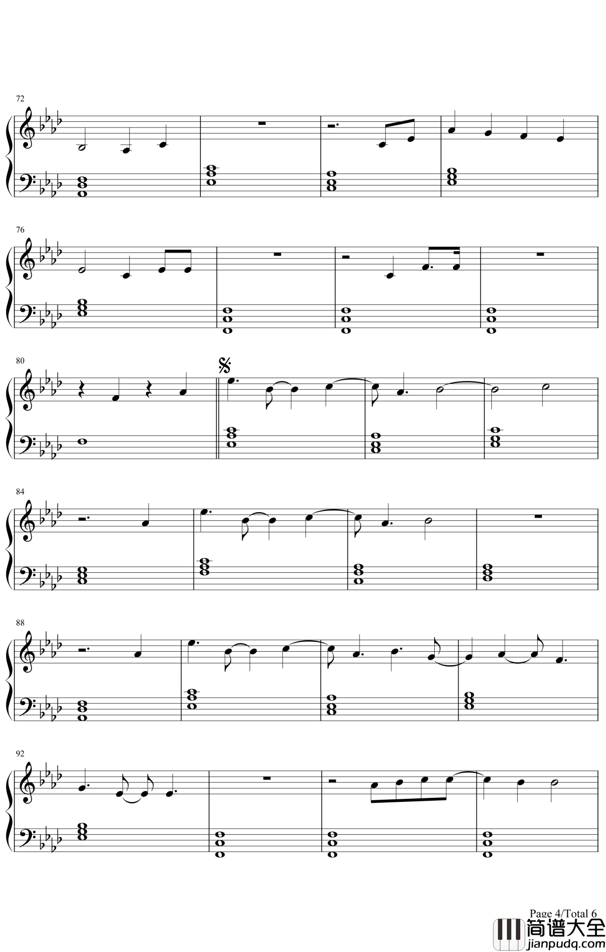 Love_Me_Like_You_Do钢琴谱_Ellie_Goulding_五十度灰主题曲