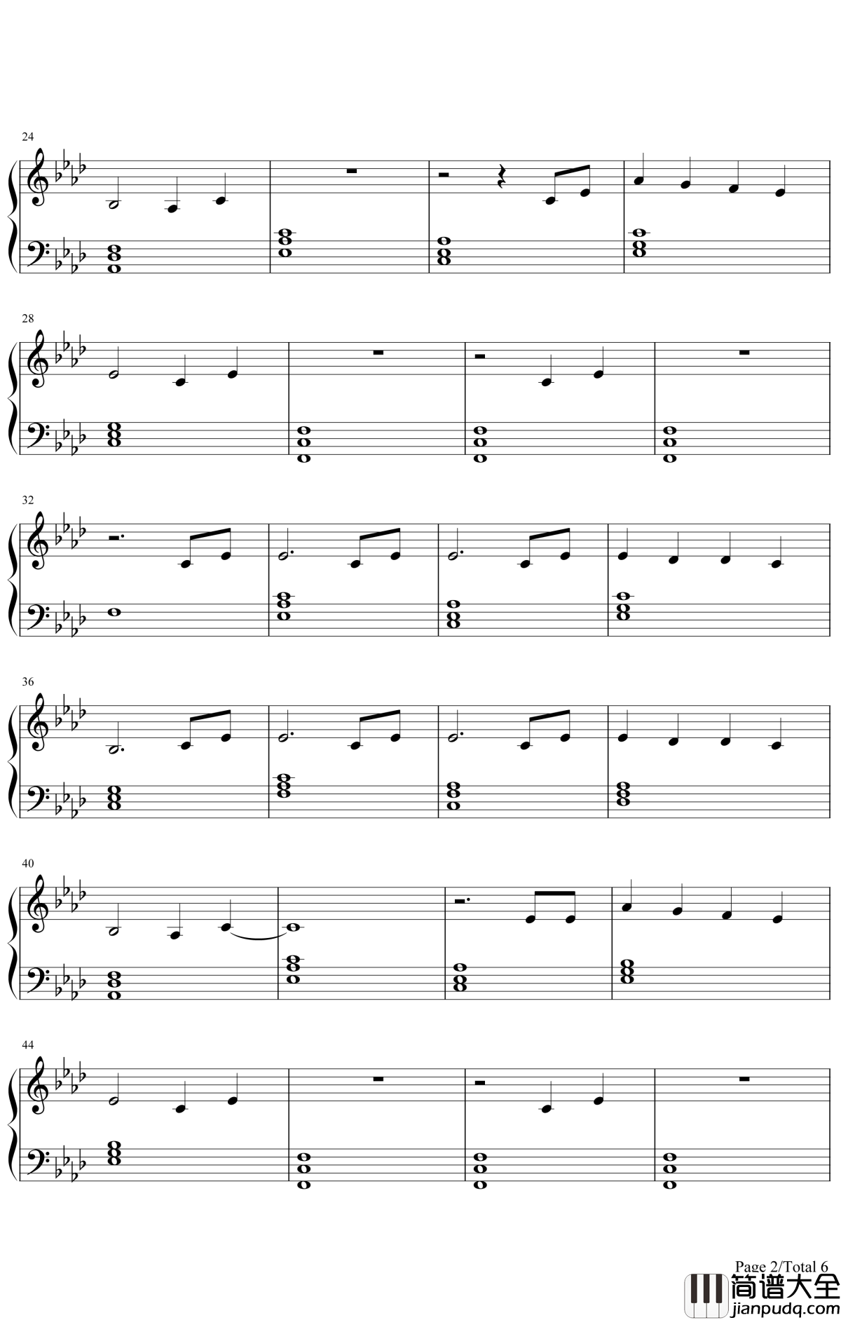 Love_Me_Like_You_Do钢琴谱_Ellie_Goulding_五十度灰主题曲