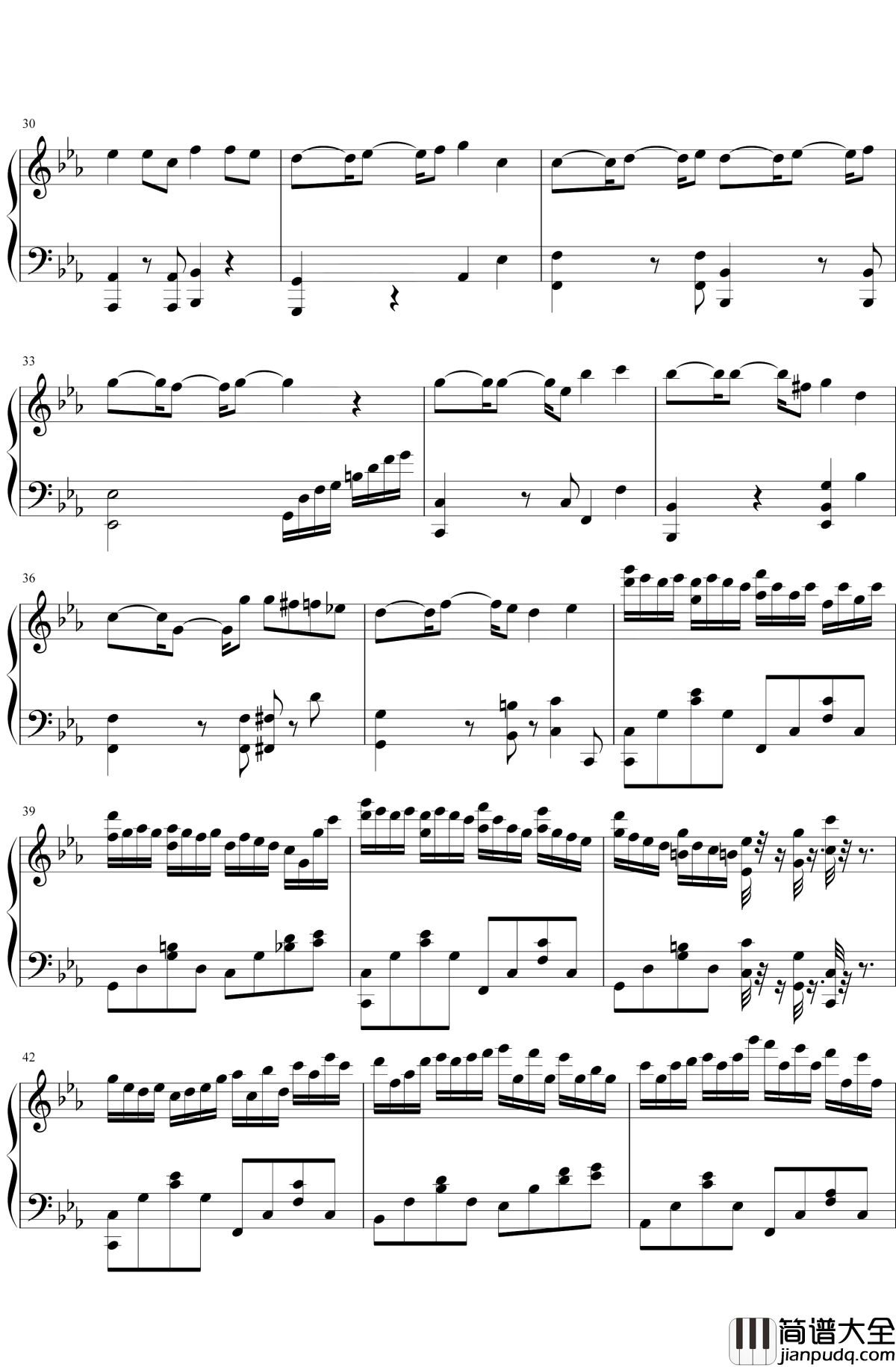 克罗地亚第二号狂想曲钢琴谱_ELLOCZ_SUPERELLOCZ