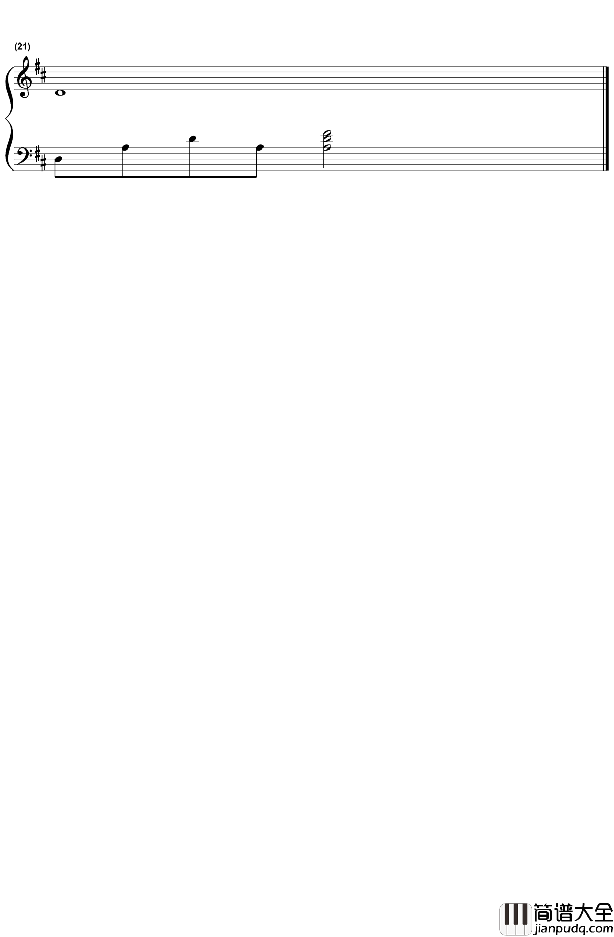 遥远的你钢琴谱_221小伙伴_七月的风八月的雨卑微的我喜欢遥远的你