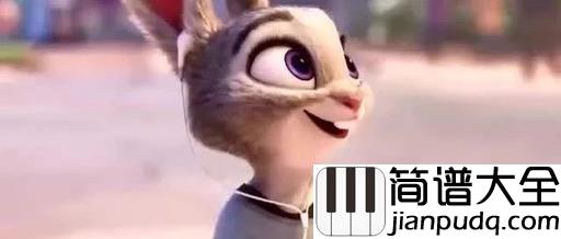 Try_Everything钢琴谱_Shakira__疯狂动物城_主题曲