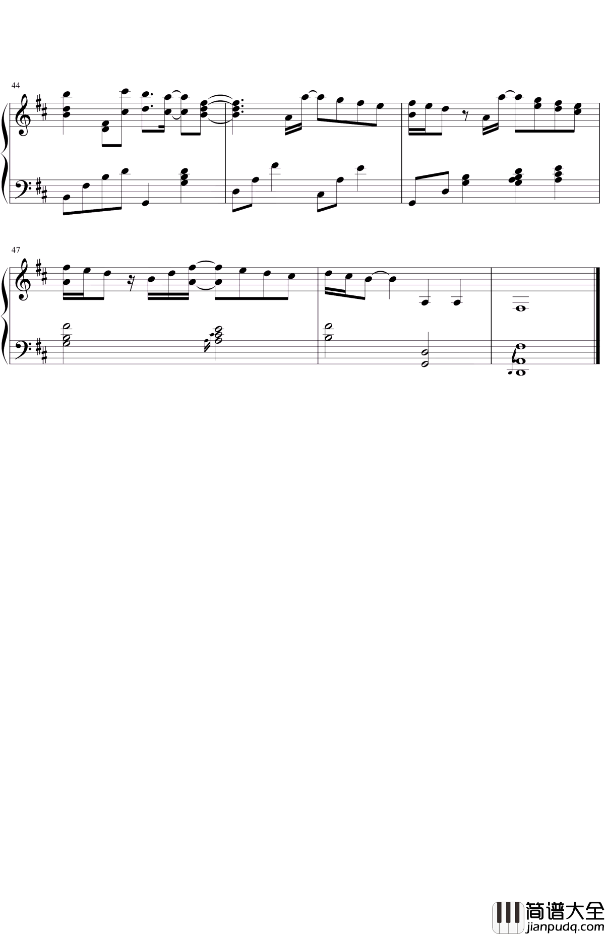 Everything_I_Need钢琴谱_Skylar_Grey_海洋，你是我生命的意义