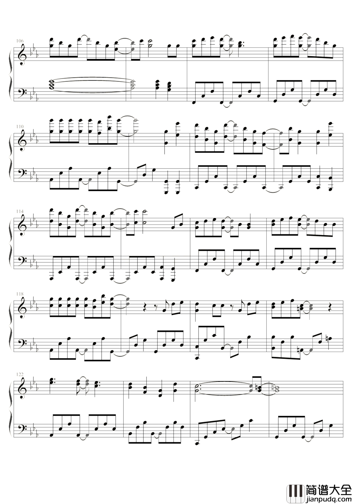 同道殊途钢琴谱_华语群星_原创古风剧情魔道祖师同人歌