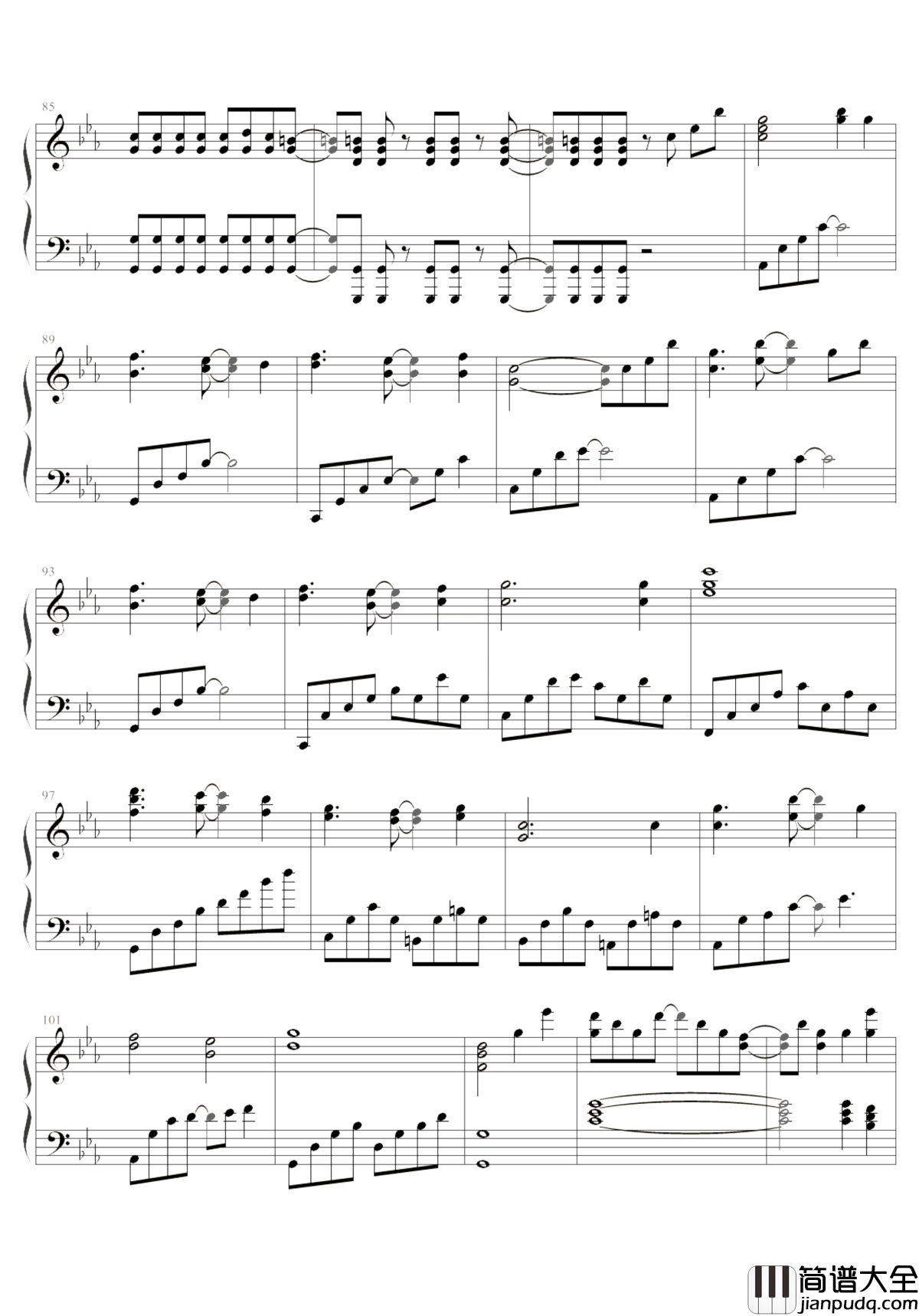 同道殊途钢琴谱_华语群星_原创古风剧情魔道祖师同人歌