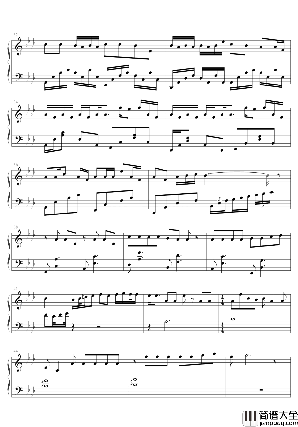 干物女钢琴谱_洛天依&乐正绫_一首欢快的失恋情歌