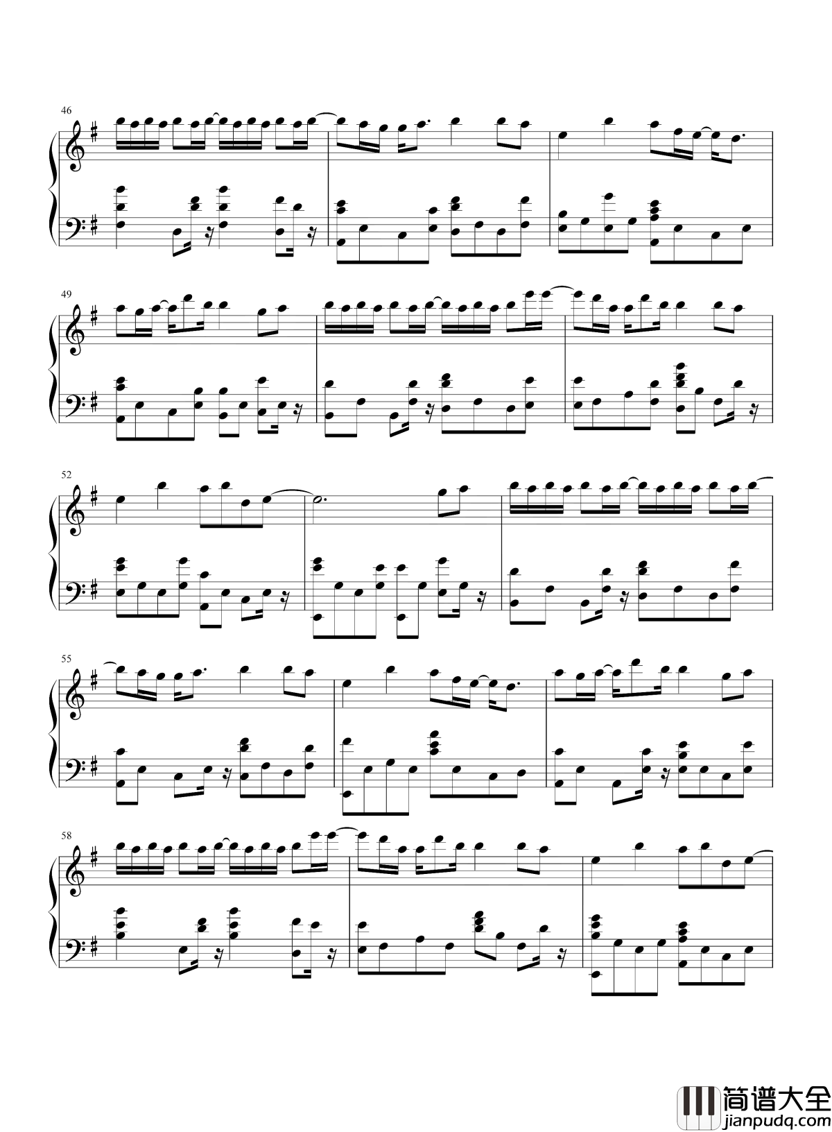 一半钢琴谱_梁洁_网络剧双世宠妃2插曲