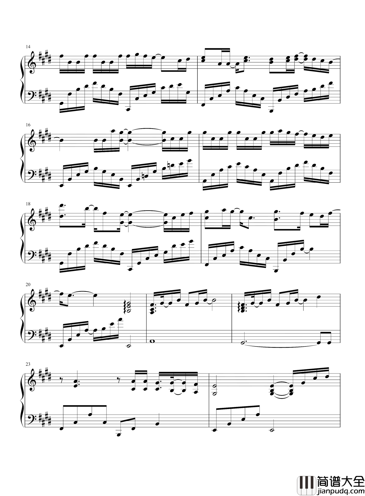 心安理得钢琴谱_王天戈_不要对我过分热情，我怕你的热情会让我动情，最后却不是我