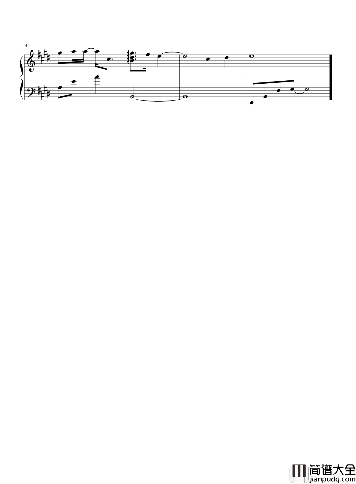 心安理得钢琴谱_王天戈_不要对我过分热情，我怕你的热情会让我动情，最后却不是我