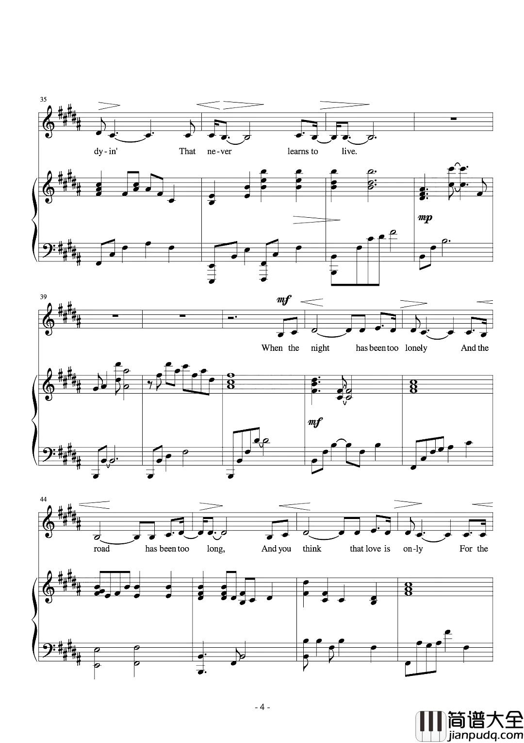 The_rose钢琴谱_手嶌葵_治愈系满满，心怀玫瑰，聆听天籁之音