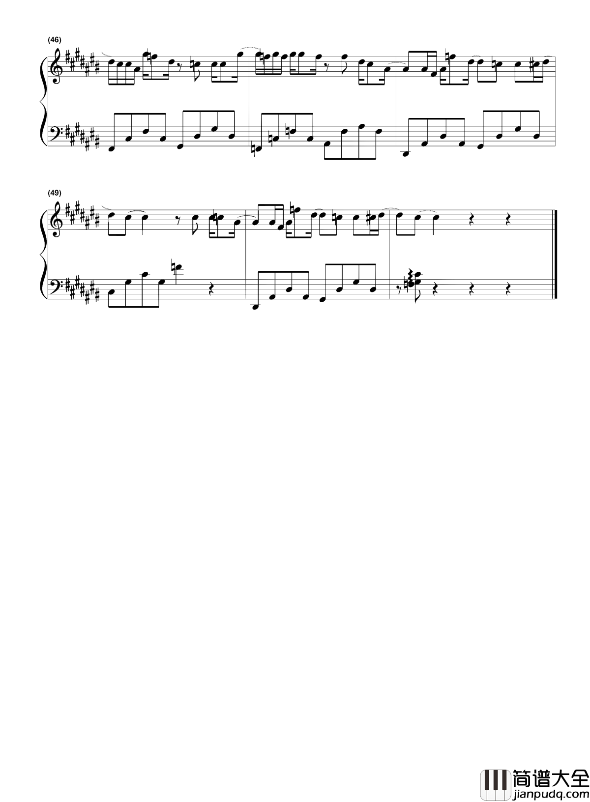 可不可以钢琴谱_张紫豪_对方已经云淡风轻，你却念念不忘