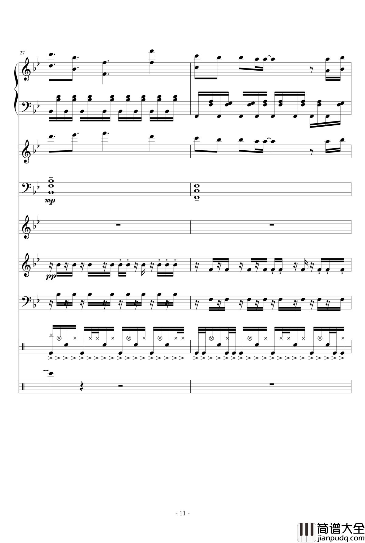 夏日~Summer_Fantasy钢琴谱_lujianxiang555