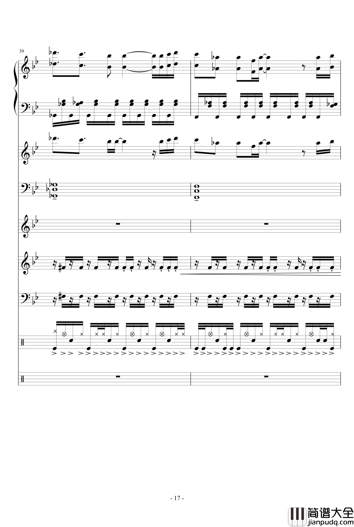 夏日~Summer_Fantasy钢琴谱_lujianxiang555