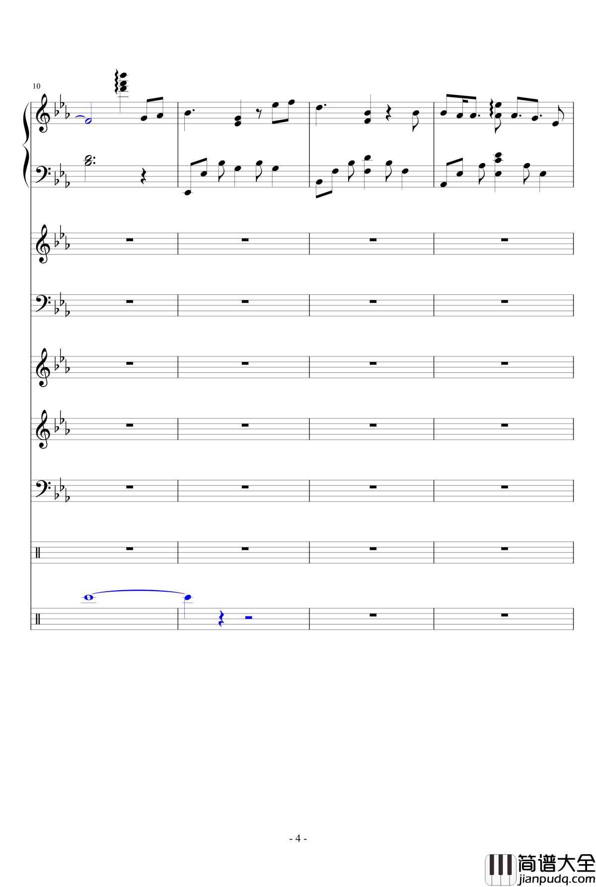 夏日~Summer_Fantasy钢琴谱_lujianxiang555