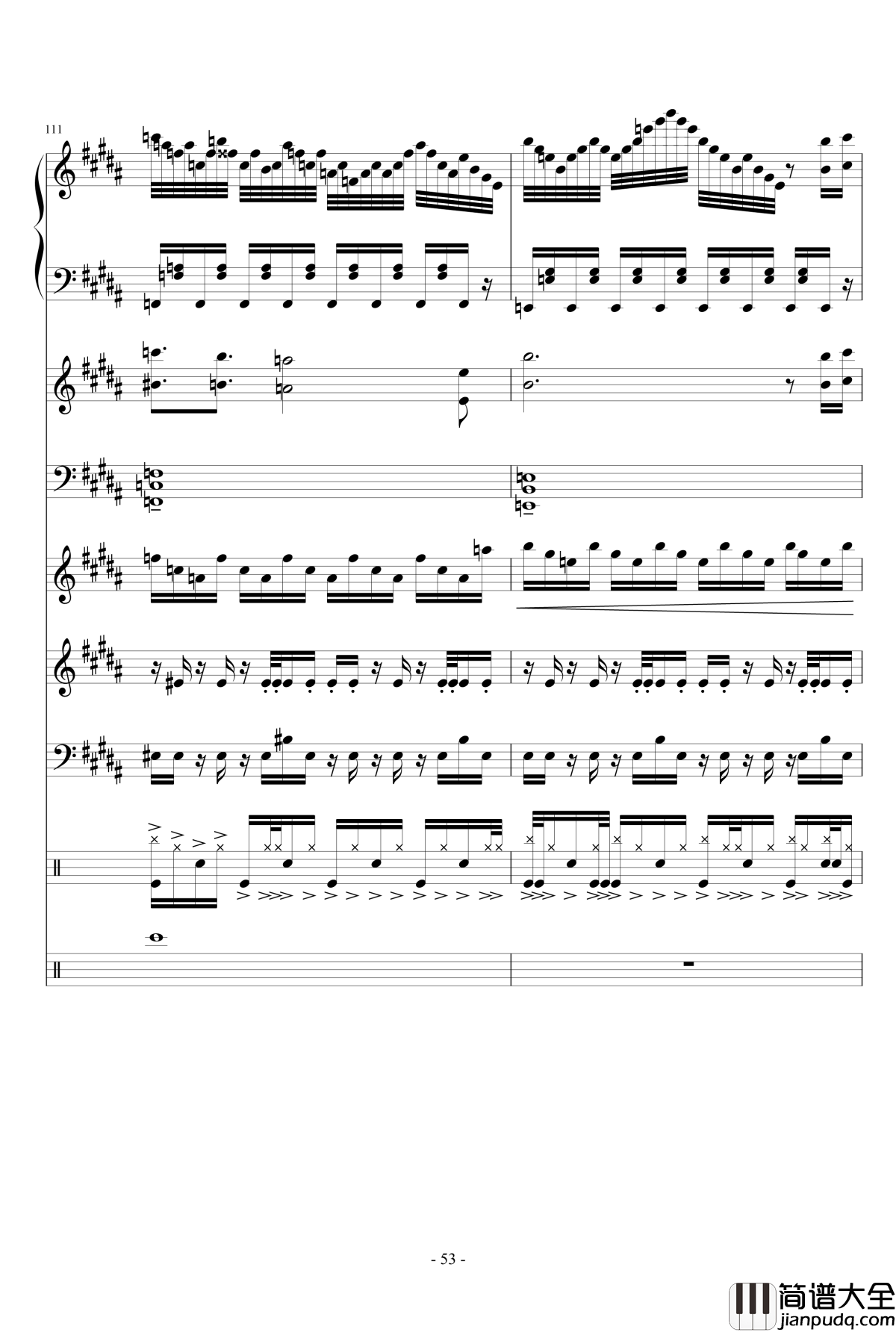 夏日~Summer_Fantasy钢琴谱_lujianxiang555