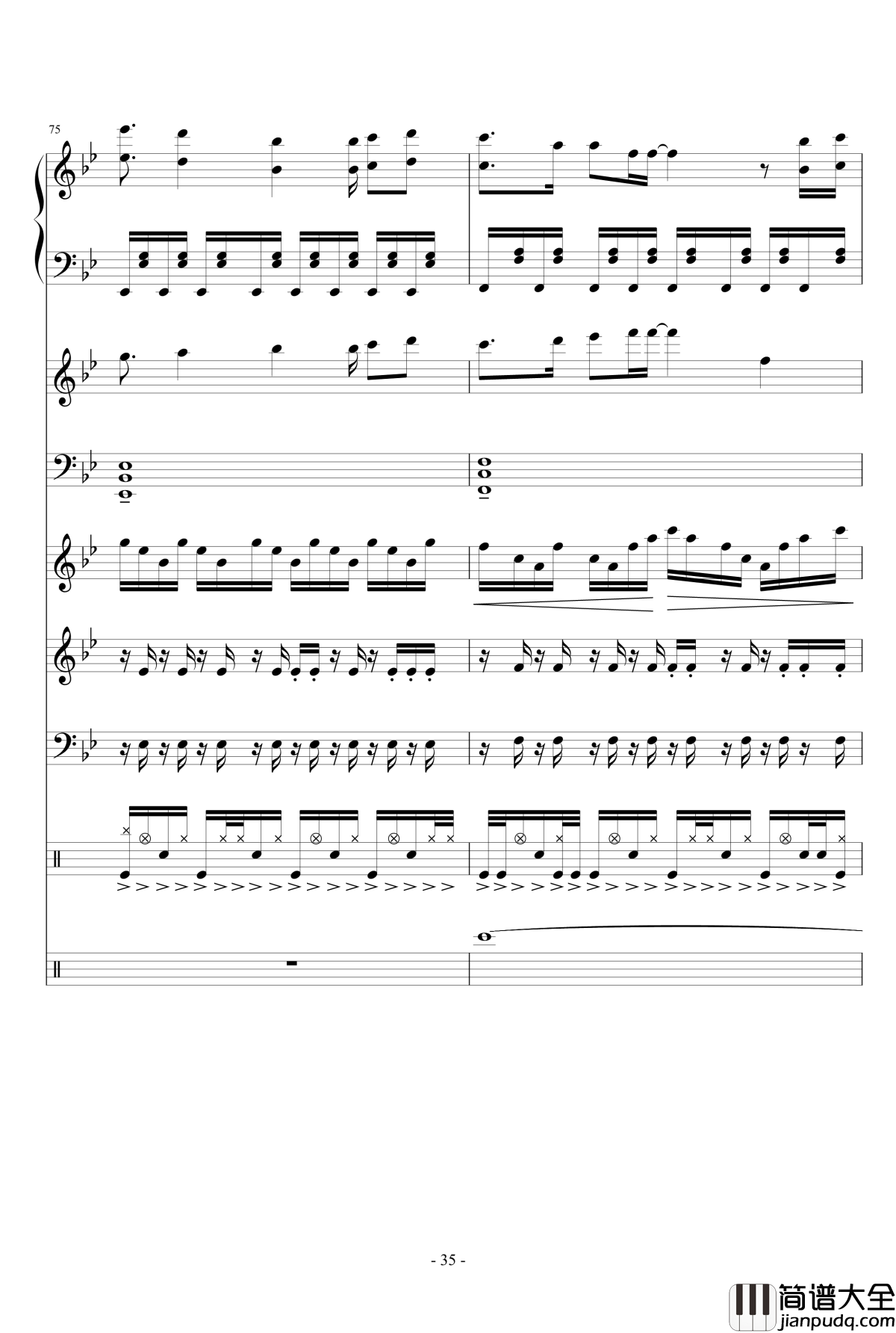 夏日~Summer_Fantasy钢琴谱_lujianxiang555