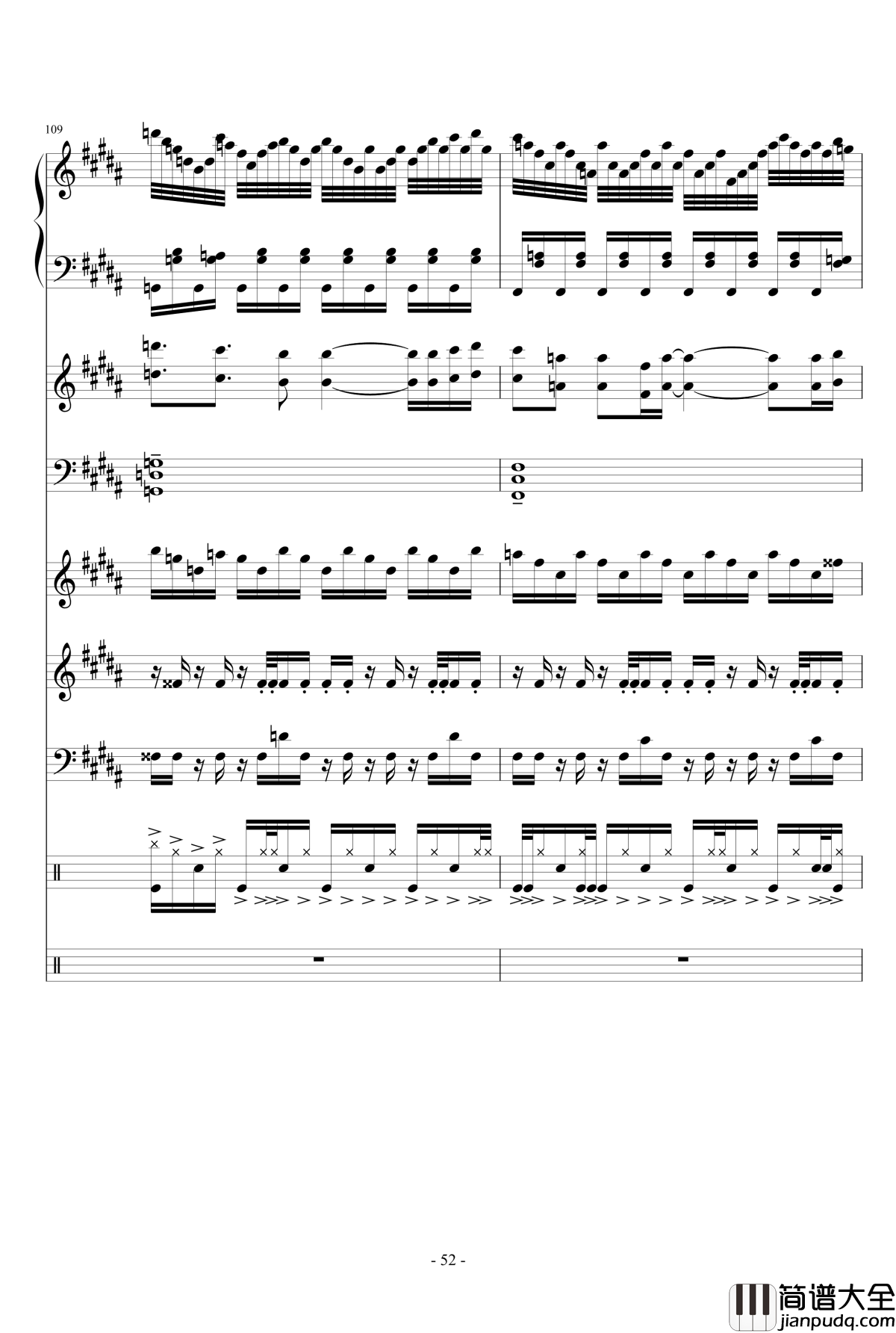 夏日~Summer_Fantasy钢琴谱_lujianxiang555