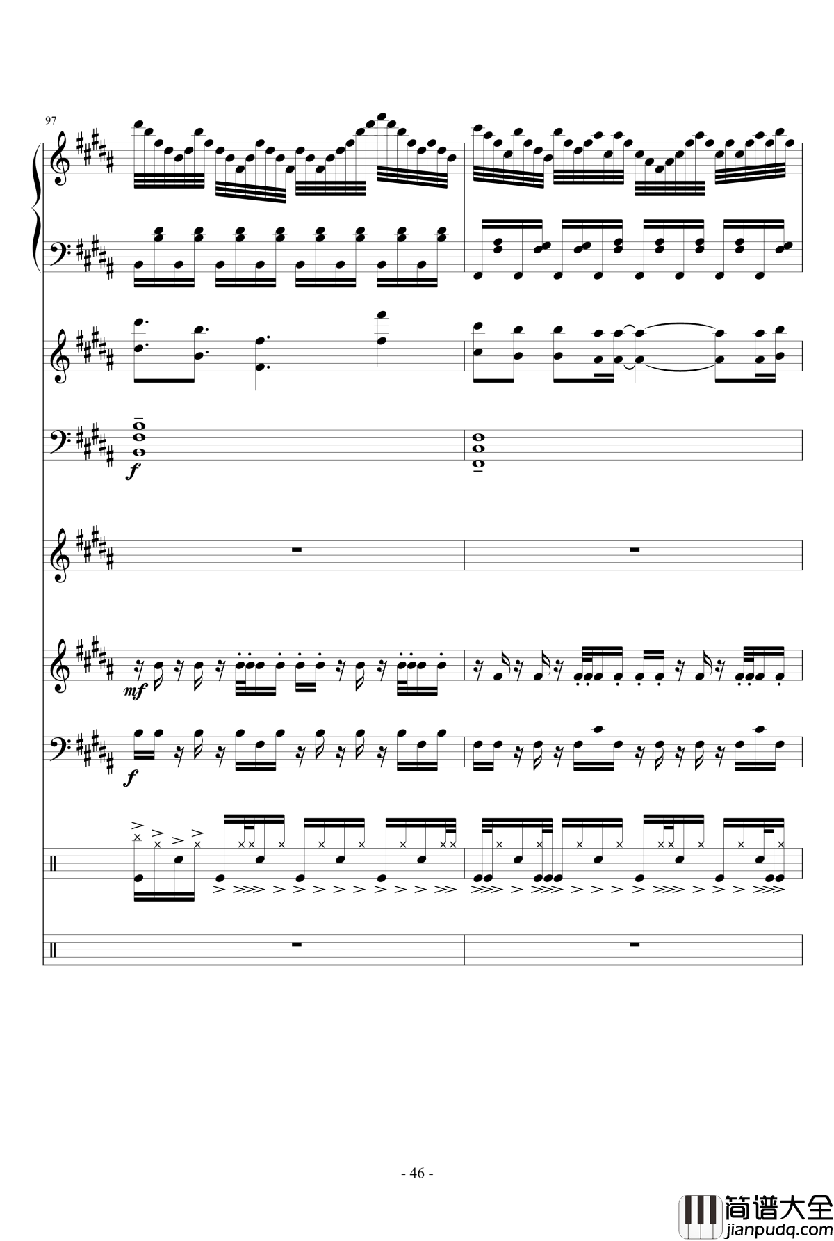 夏日~Summer_Fantasy钢琴谱_lujianxiang555