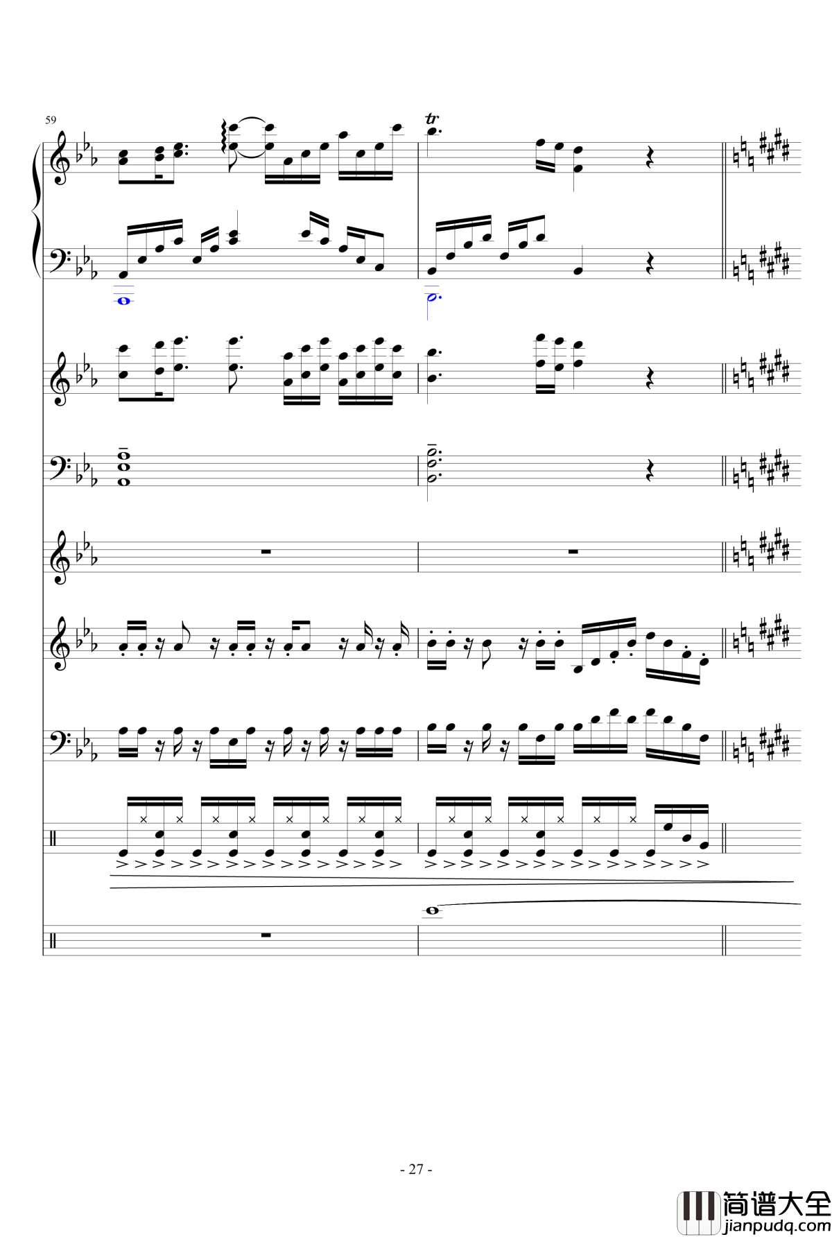 夏日~Summer_Fantasy钢琴谱_lujianxiang555