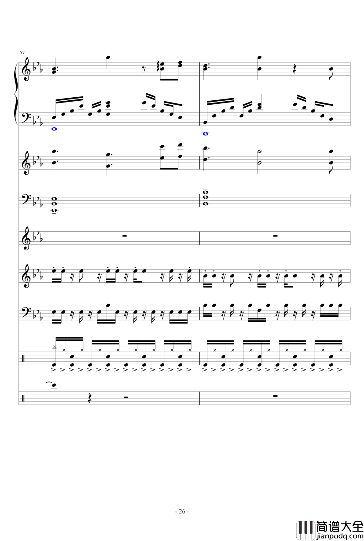 夏日~Summer_Fantasy钢琴谱_lujianxiang555