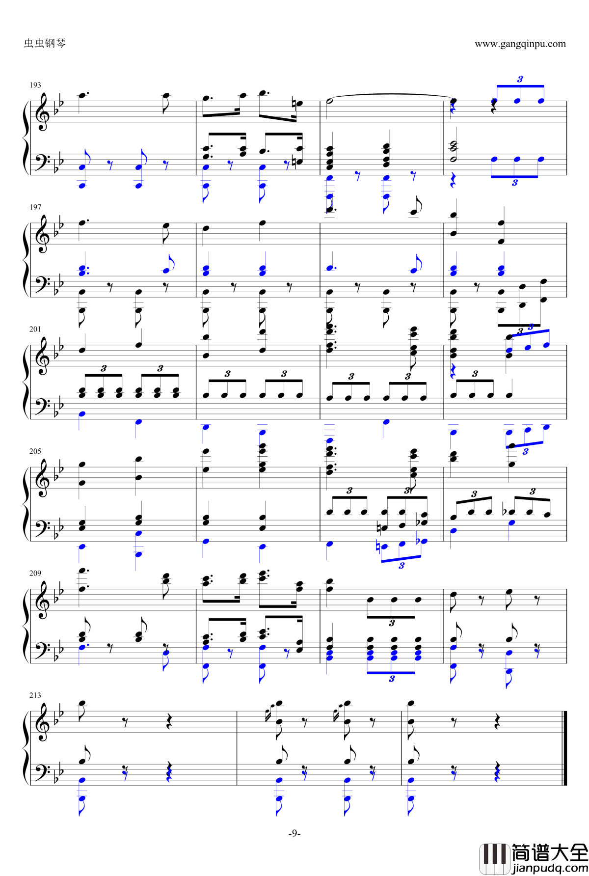 德国空军进行曲钢琴谱_不列颠之战