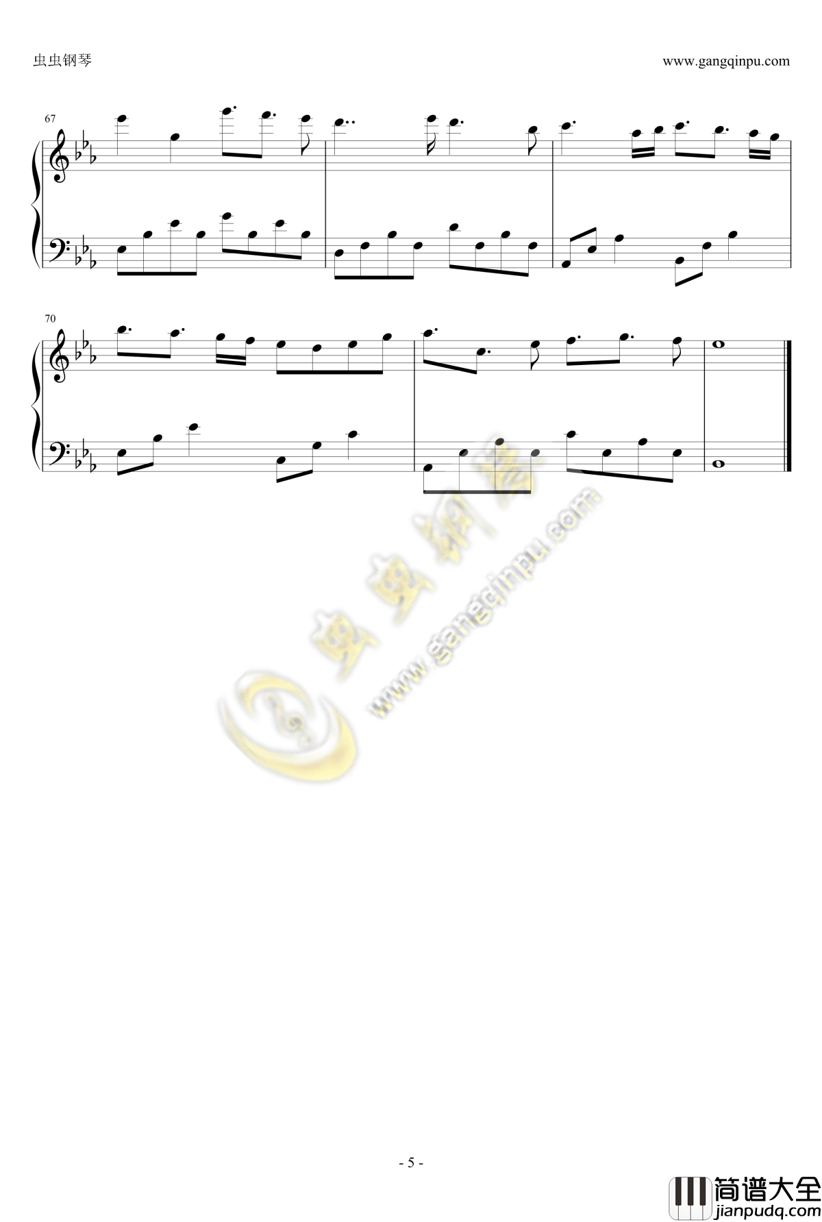 Tears_In_Pink钢琴谱_Rain_Dambi