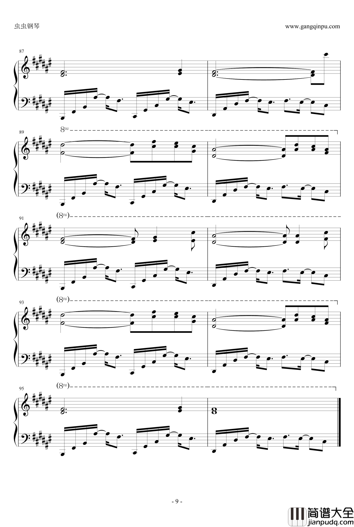 Million_Mind钢琴谱_原調_Pax_japonica_Groove