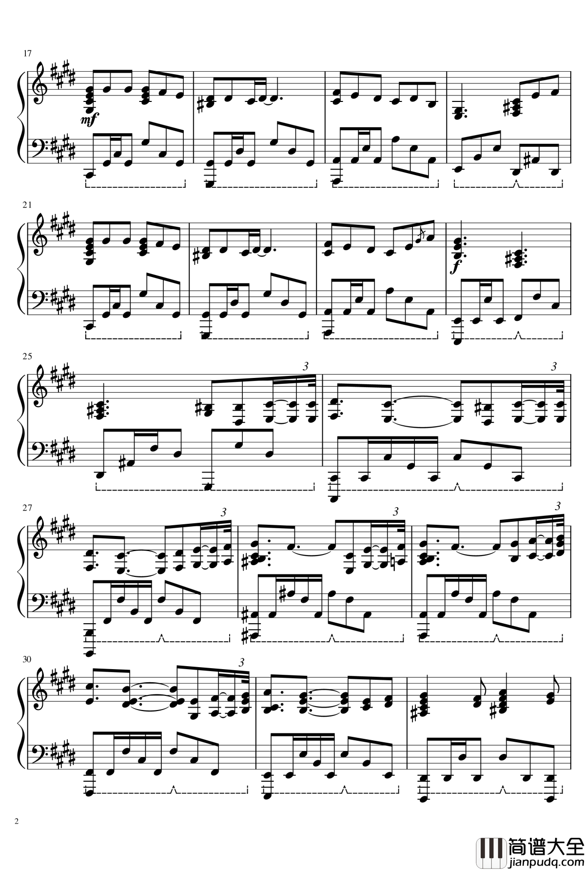 人在旅途钢琴谱_狼与香辛料_Spice_and_Wolf_OP_清浦夏実