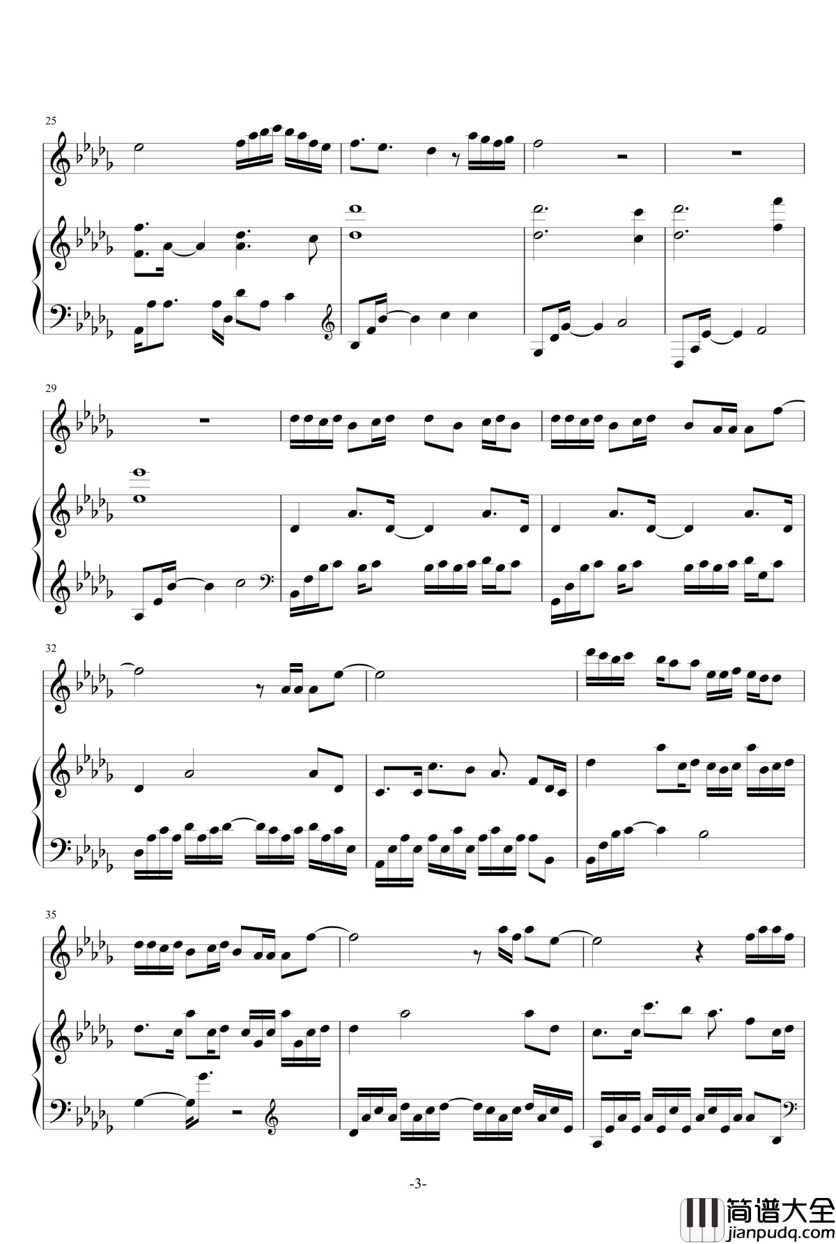 try钢琴谱_colbie_caillat