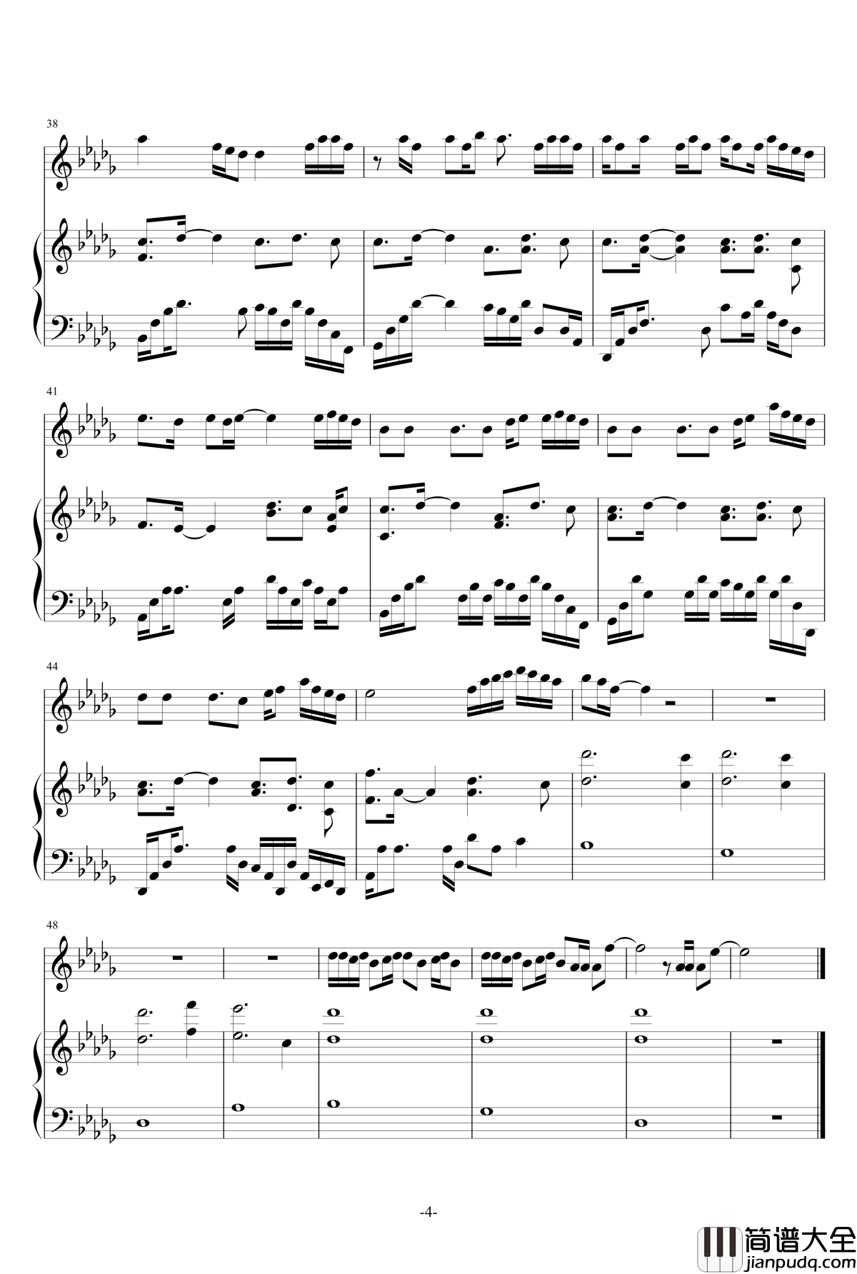 try钢琴谱_colbie_caillat