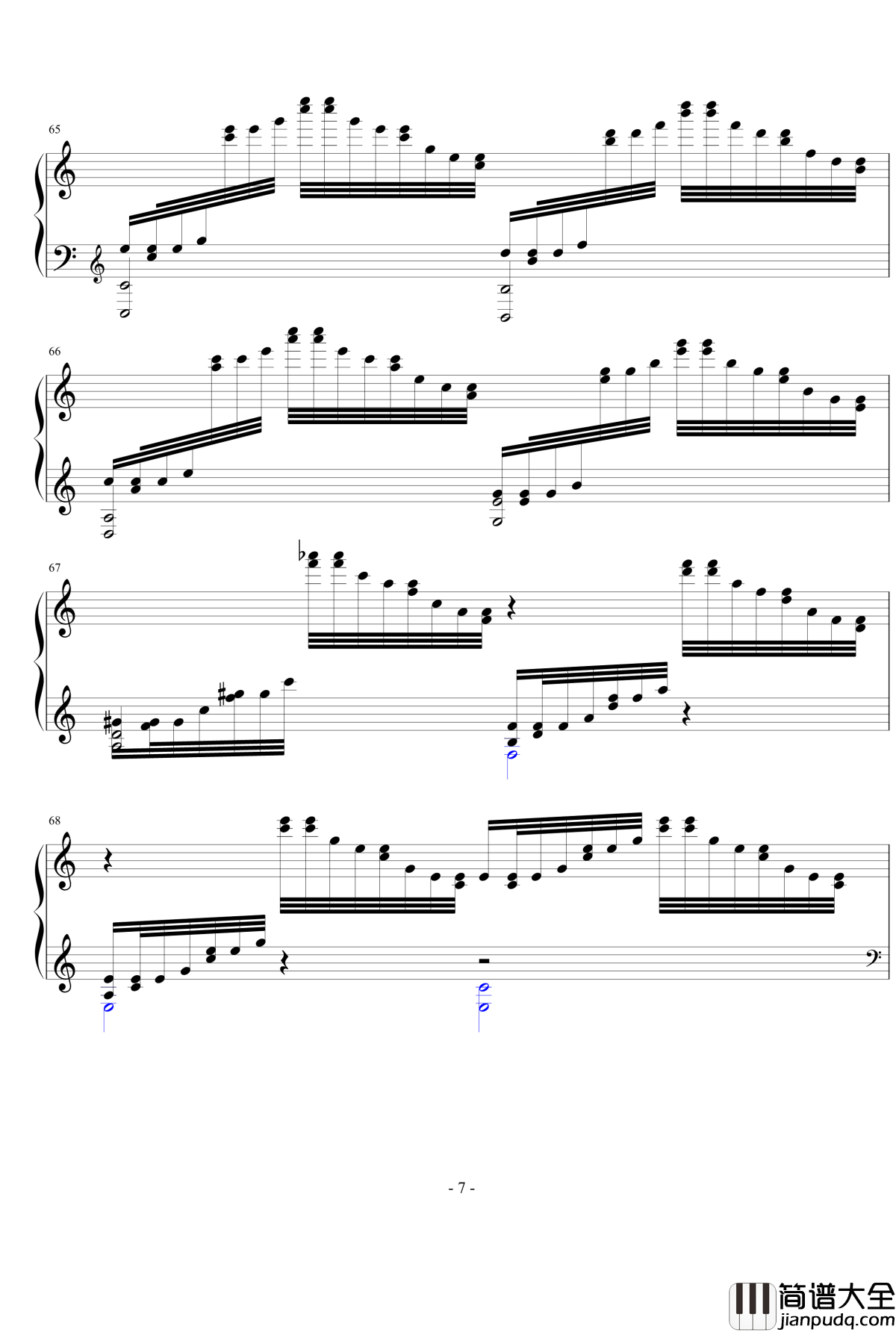 考试曲第一号_“考试之死”钢琴谱_COMICKER