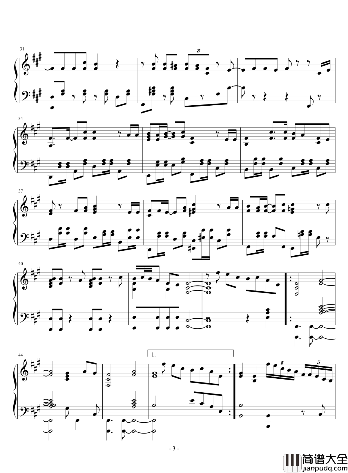 极乐净土钢琴谱_GARNiDELiA