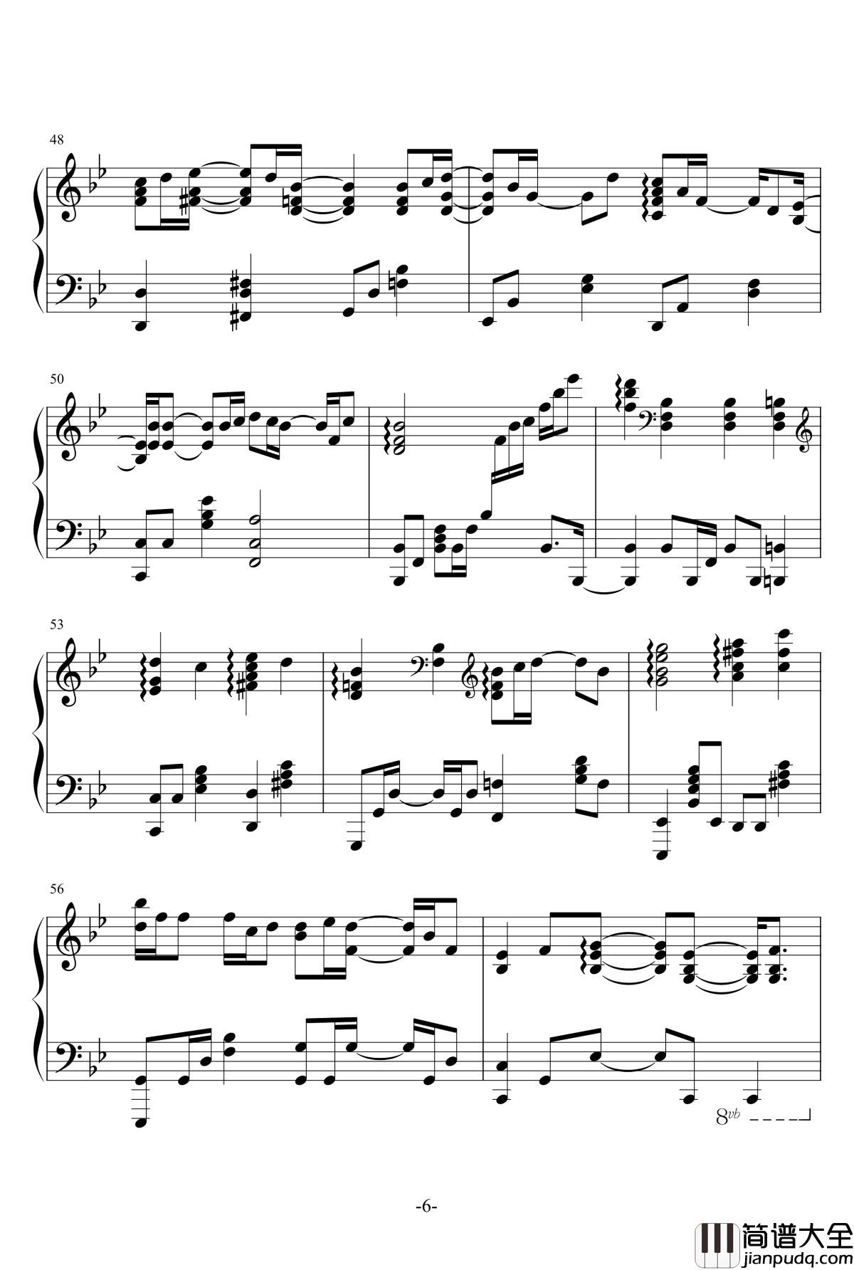 奏钢琴谱_かなで_触手猴