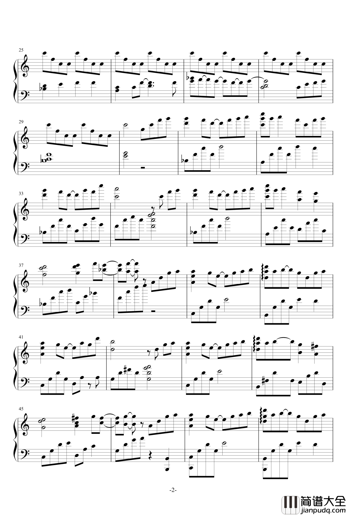 小小的手心钢琴谱_CLANNAD_Clannad