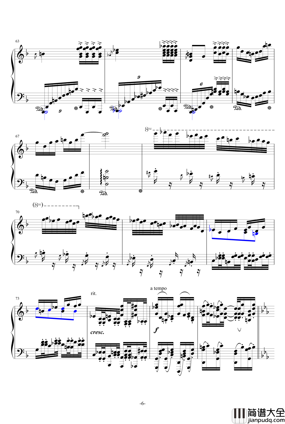 秋霜奏鸣曲钢琴谱_airoad