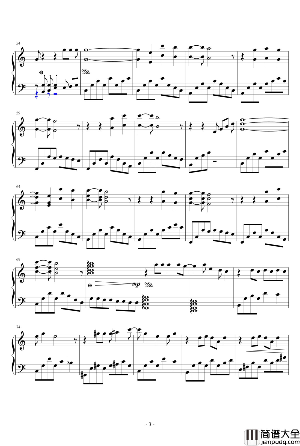 シークレットグラフィティ钢琴谱ー_乃木坂46