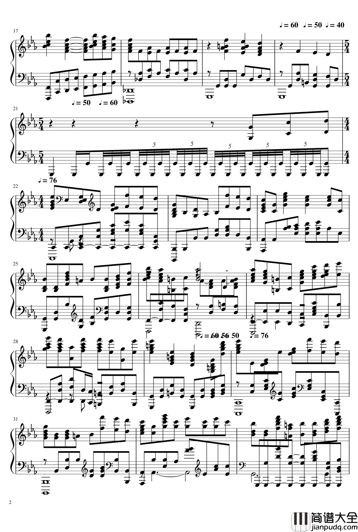 Elegy_for_Rem钢琴谱_Re:从零开始异世界生活_OST/15集ED