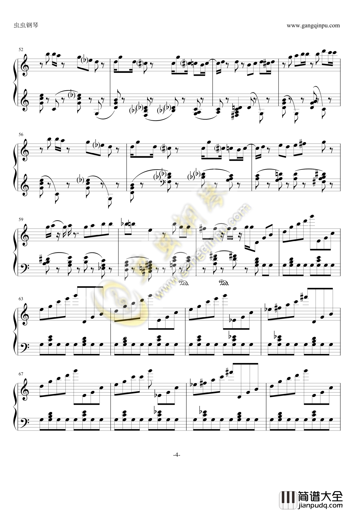 ずっと_ずっと_ずっと...钢琴谱_羊毛とおはな