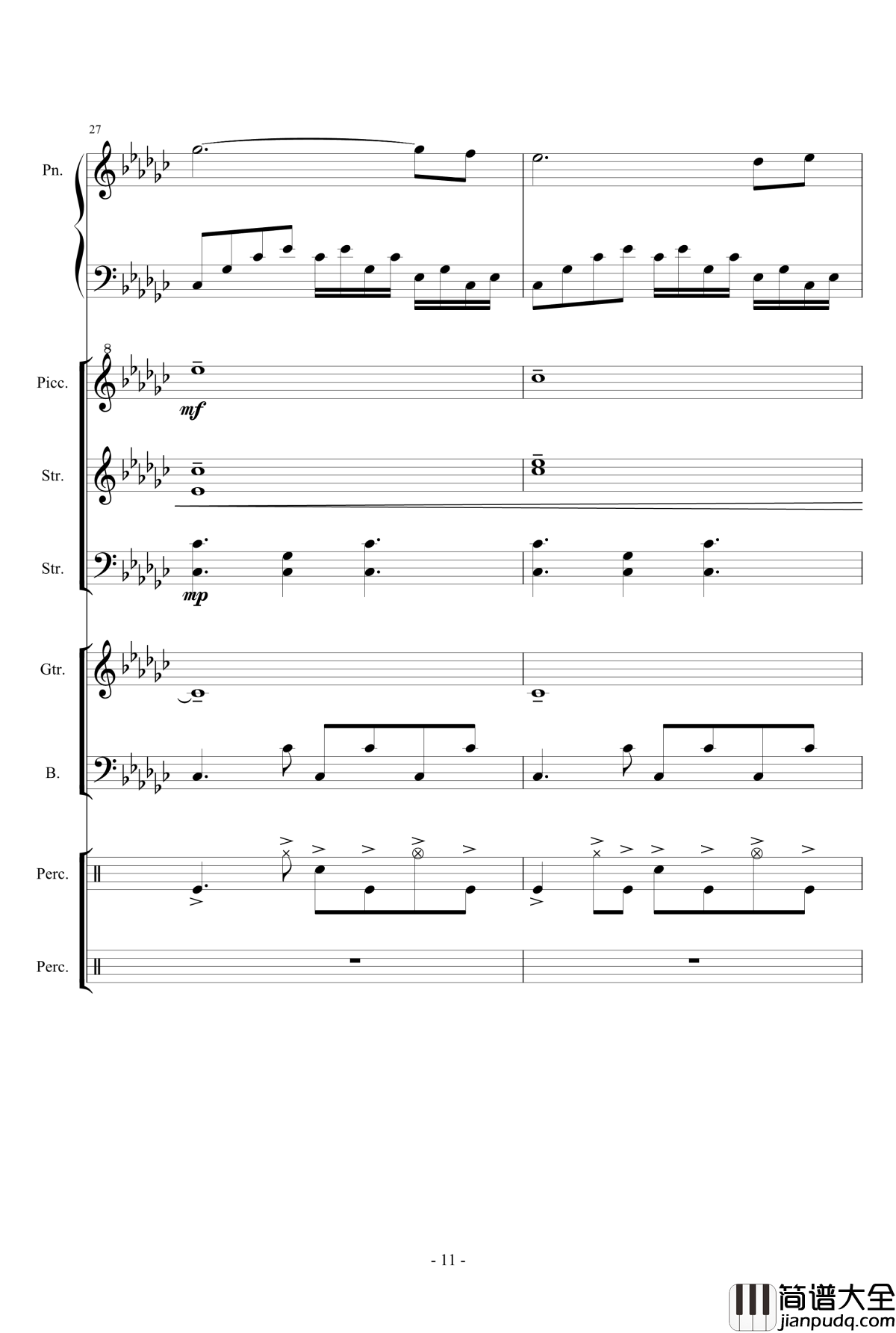 幻想世界之音2钢琴谱_lujianxiang555