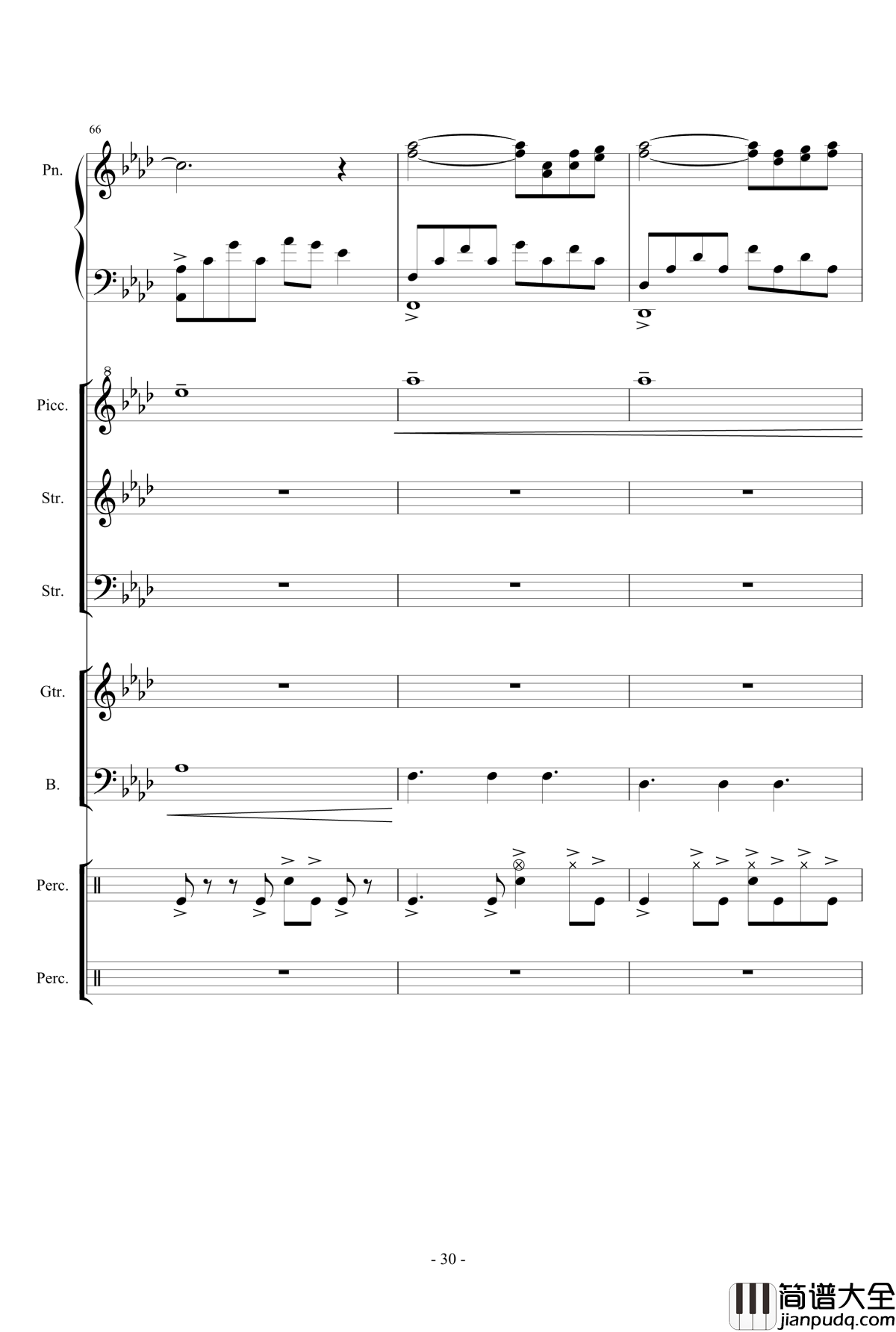 幻想世界之音2钢琴谱_lujianxiang555