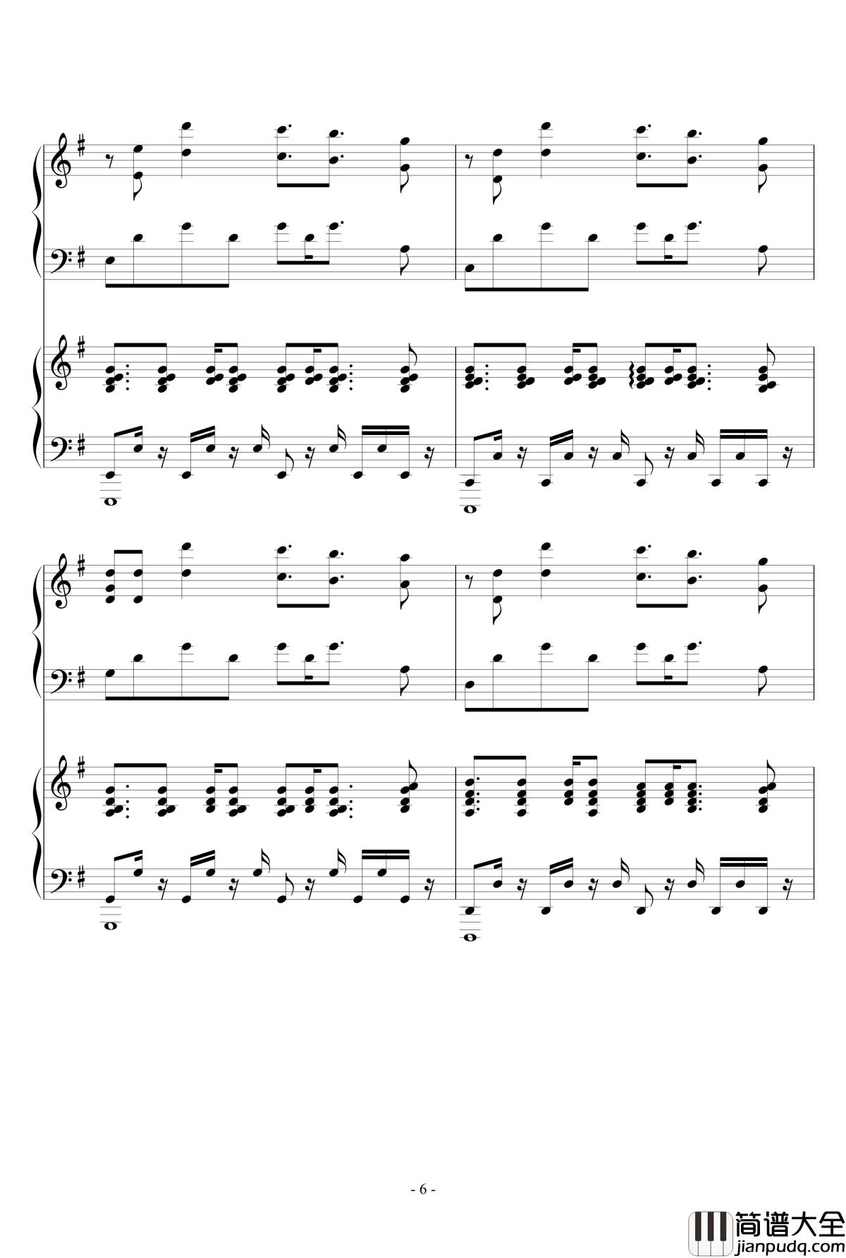 小幸福钢琴谱_lujianxiang555