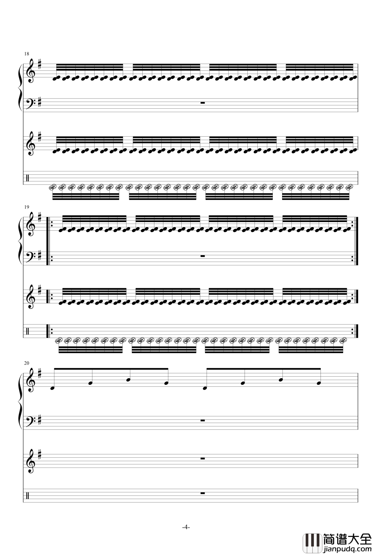 三元三次空间钢琴谱——虎水小骥的第二主题曲_虎水小り