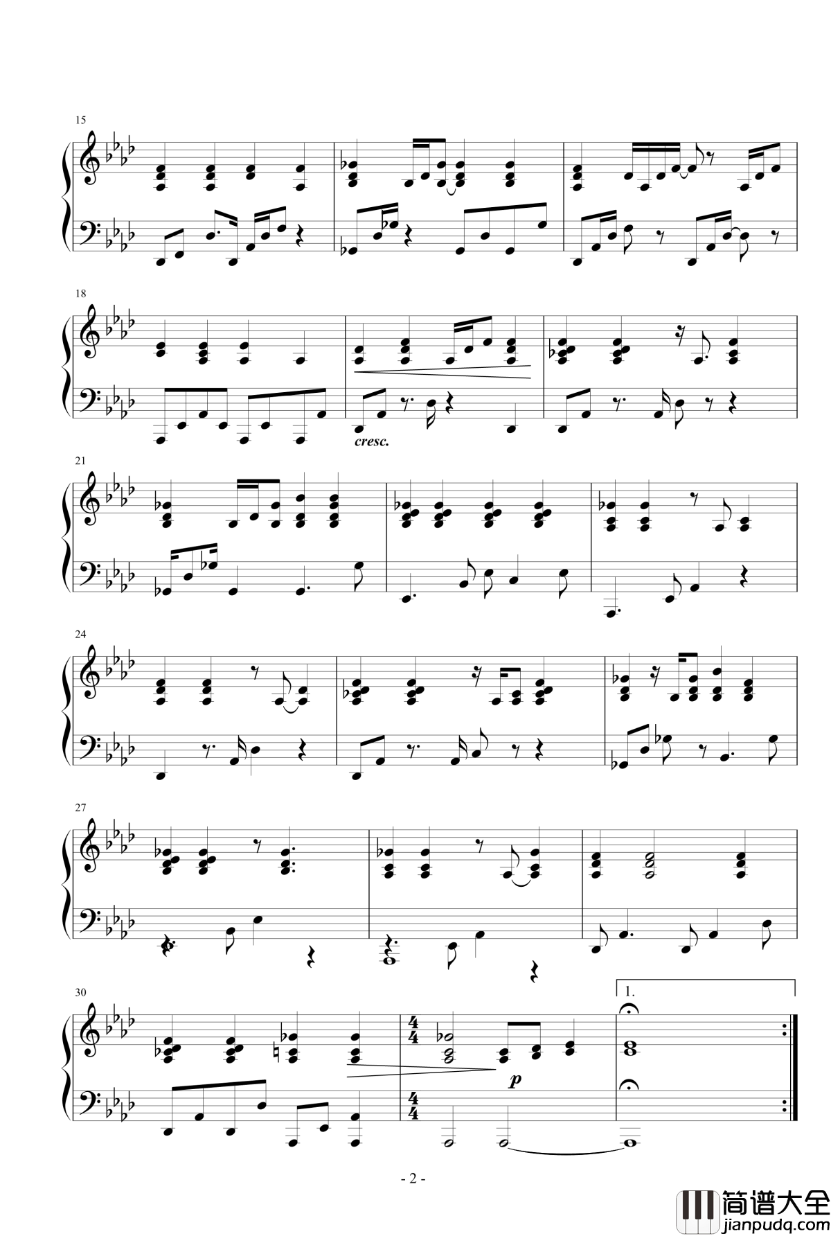 Hey_Jude伴奏钢琴谱_The_Beatles