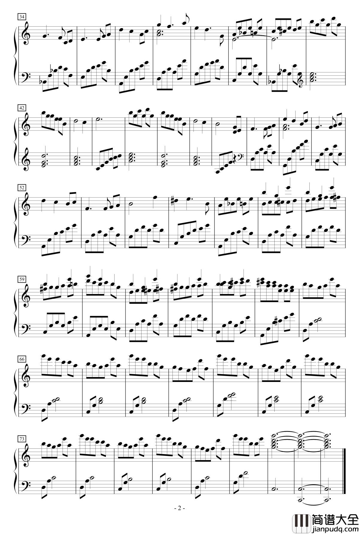 萤火钢琴谱_神秘天使