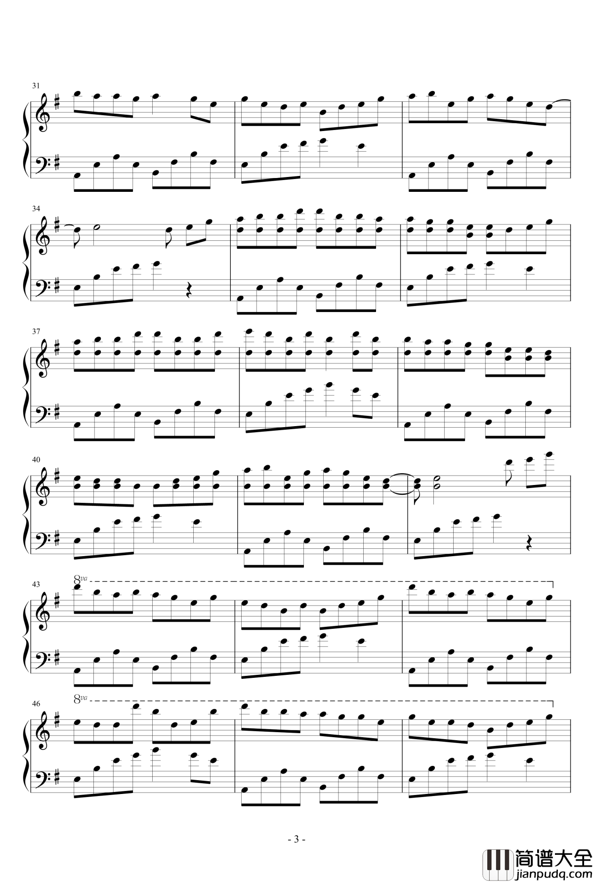 小楼一夜听秋雨钢琴谱_流风遗韵