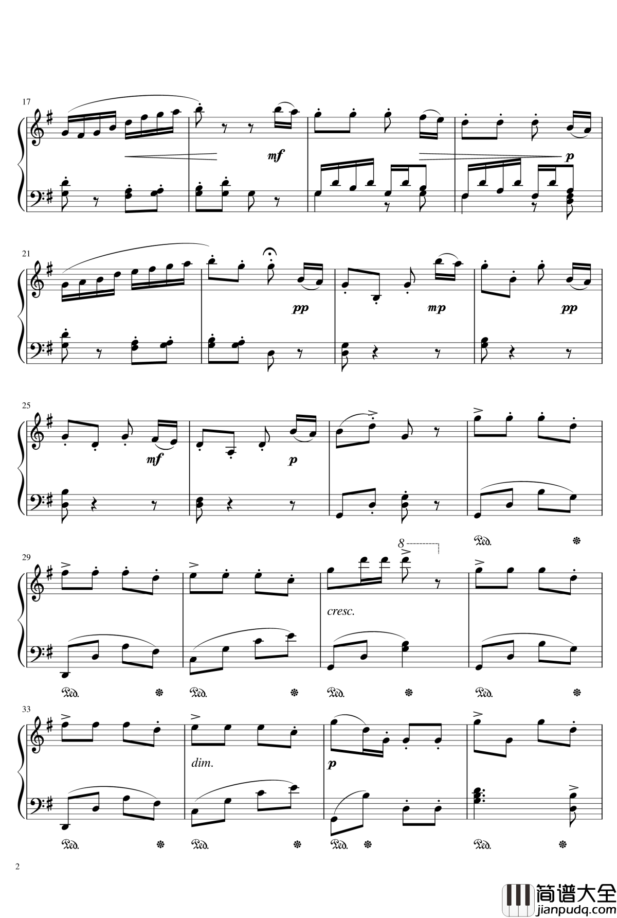 喵星人耍宝钢琴谱_jerry5743